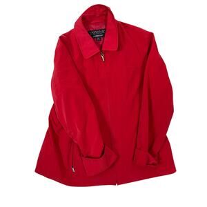 Red Towne by London Womens XL Jacket Classic Coat Stylish Outerwear